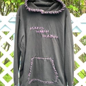Hand stitched sweatshirt from disbelief clothing
